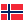 National flag of The Kingdom of Norway